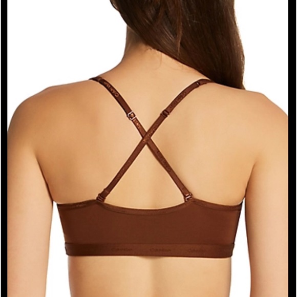 Calvin Klein Form to Body Naturals Unlined Bralette/Thong Set - Size 2X - Picture 10 of 12